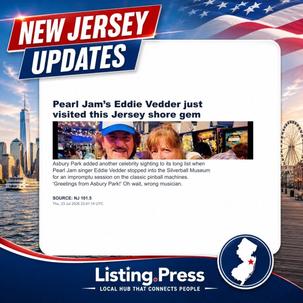 Pearl Jam’s Eddie Vedder just visited this Jersey shore gem