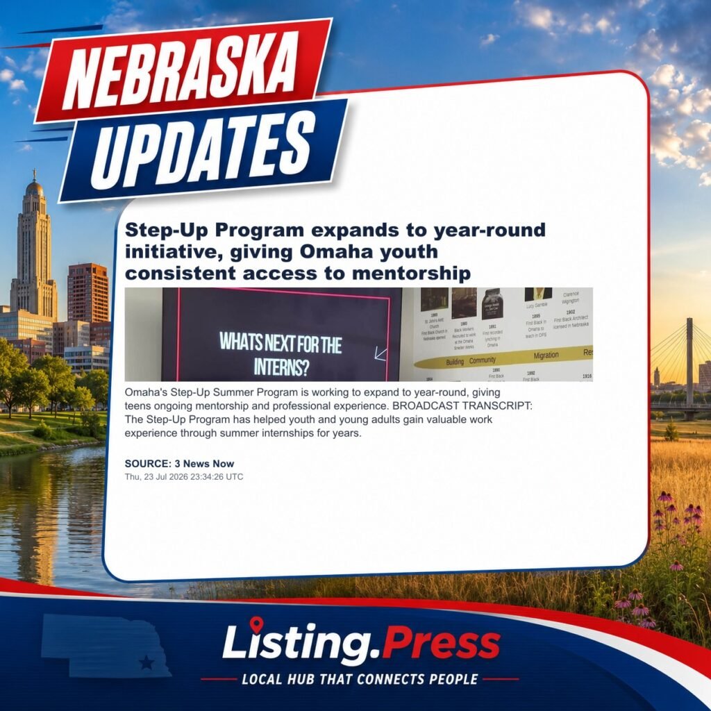 Step-Up Program expands to year-round initiative, giving Omaha youth consistent access to mentorship