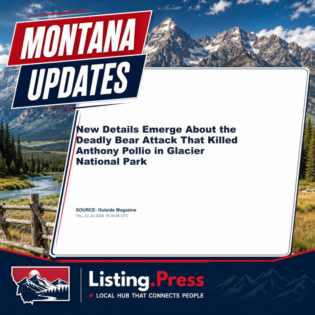 New Details Emerge About the Deadly Bear Attack That Killed Anthony Pollio in Glacier National Park