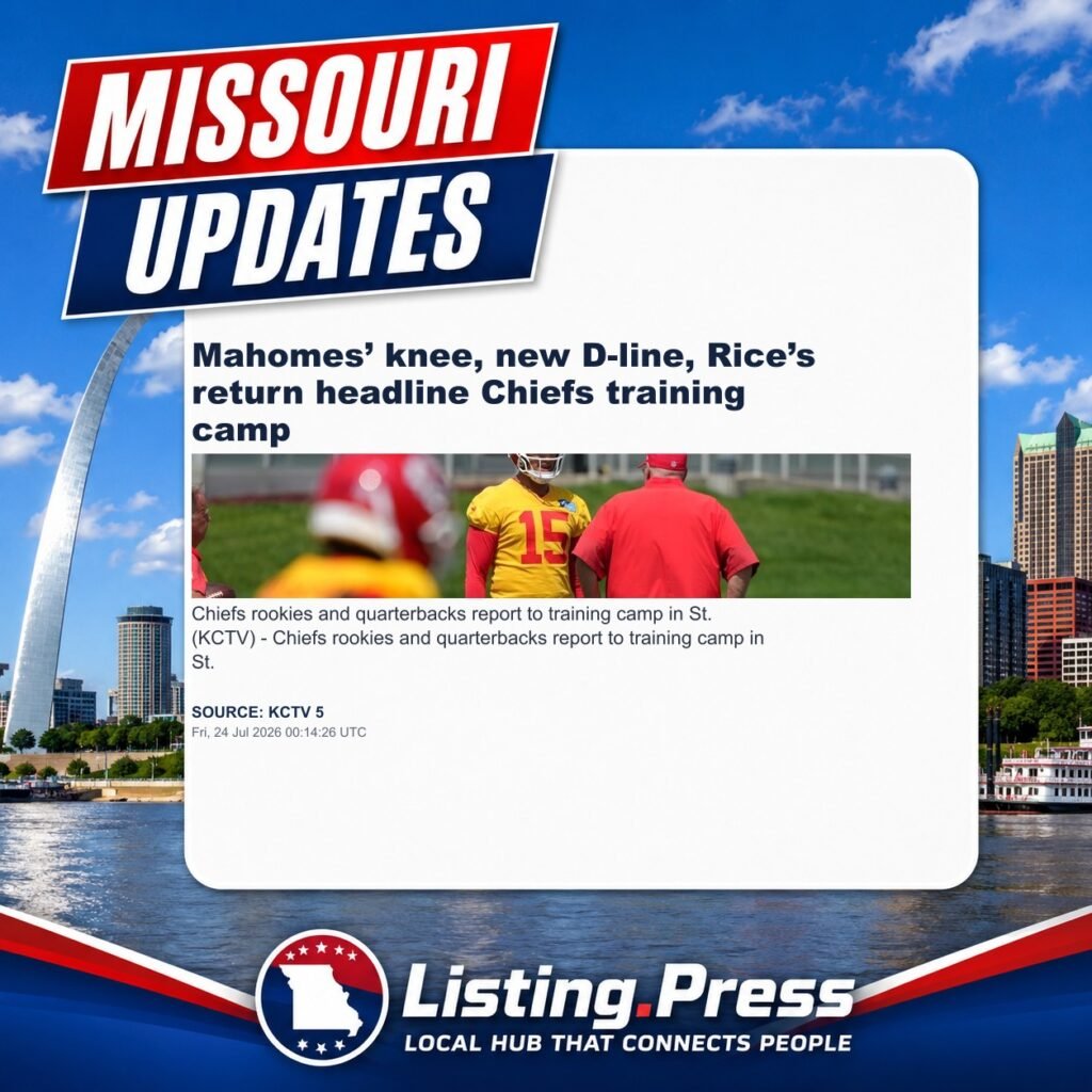 Mahomes’ knee, new D-line, Rice’s return headline Chiefs training camp