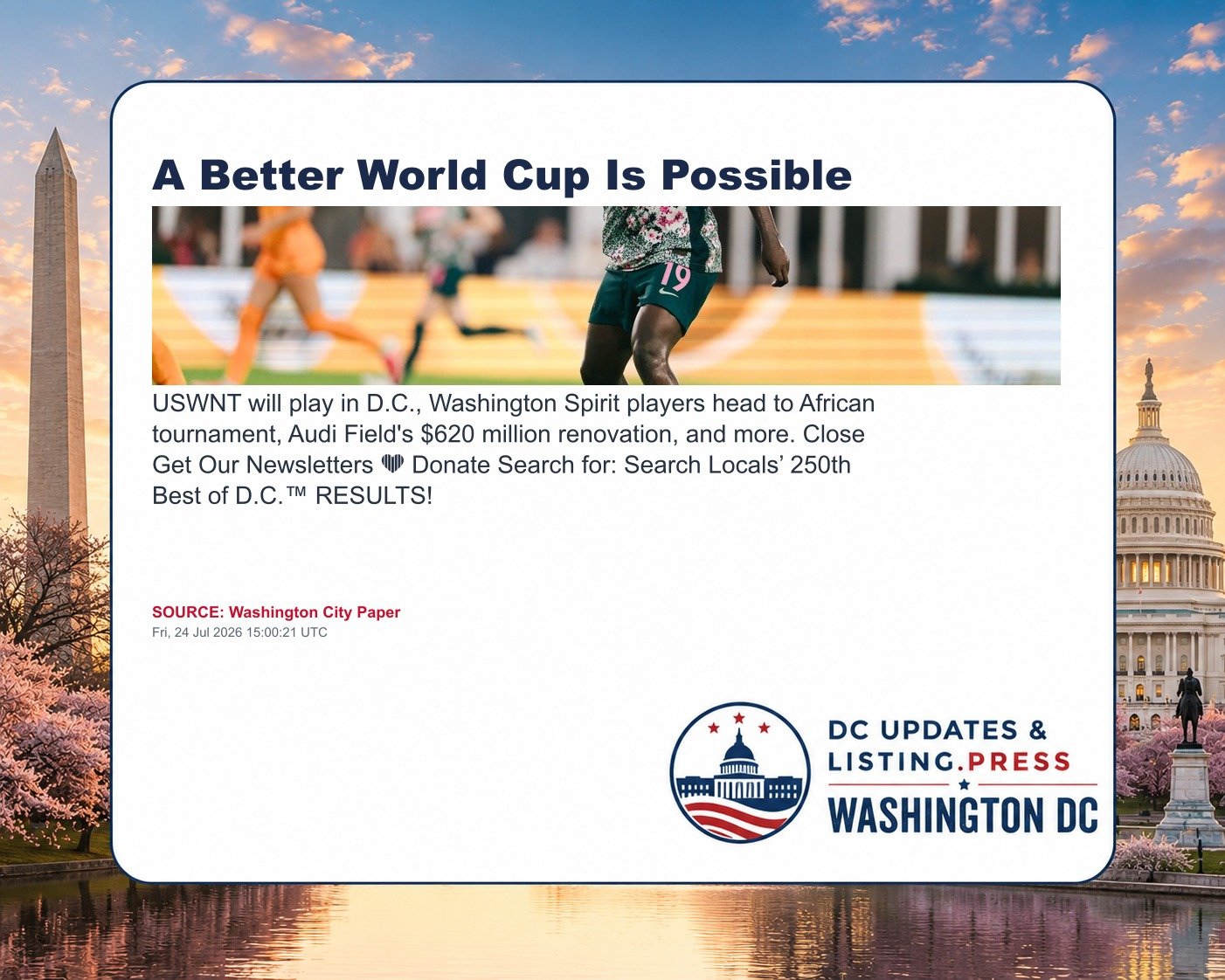 A Better World Cup Is Possible