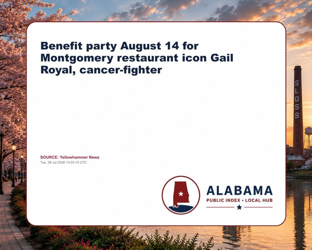 Benefit party August 14 for Montgomery restaurant icon Gail Royal, cancer-fighter