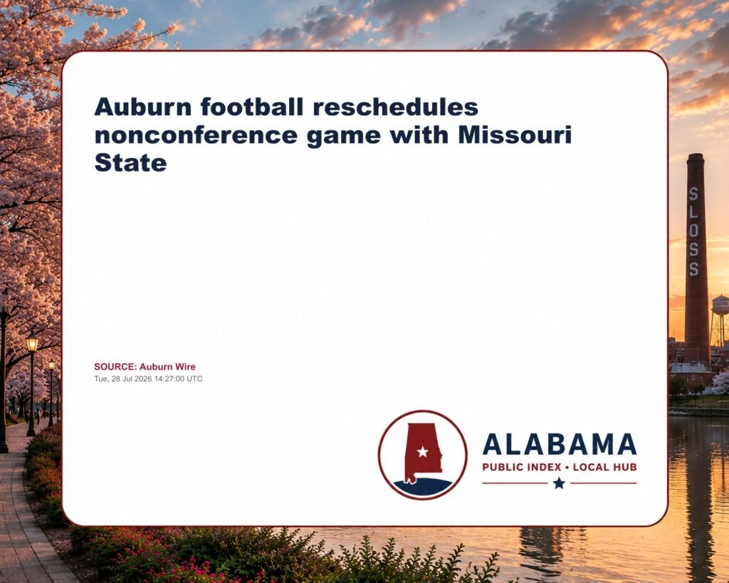 Auburn football reschedules nonconference game with Missouri State