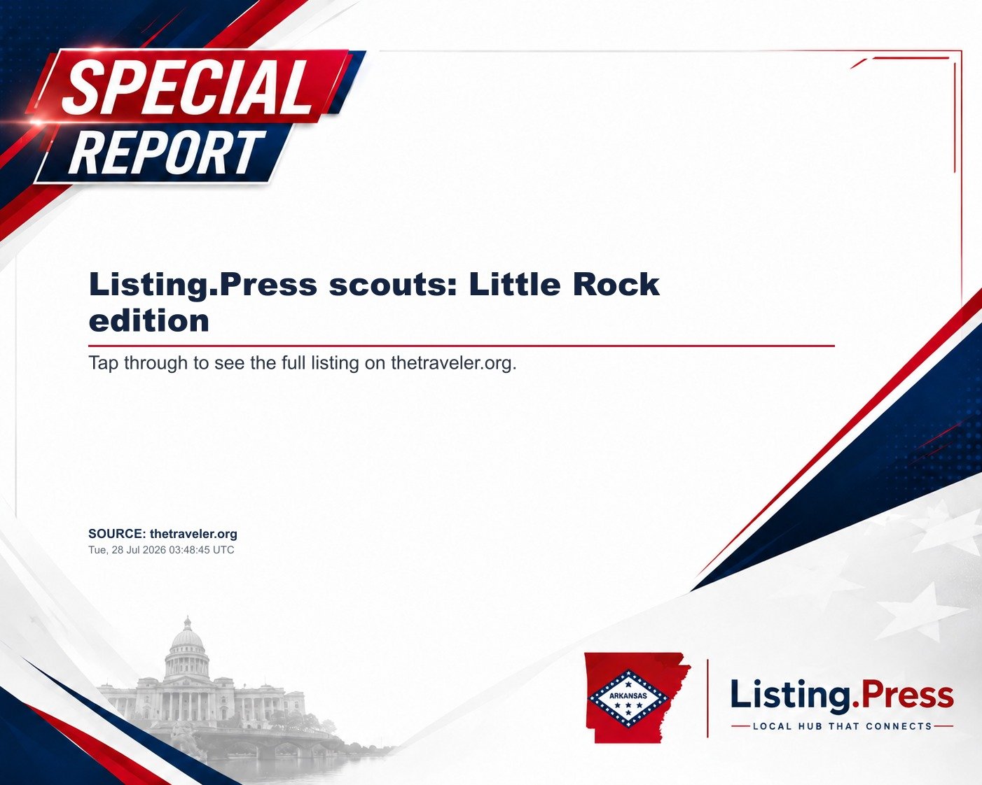 Listing.Press scouts: Little Rock edition