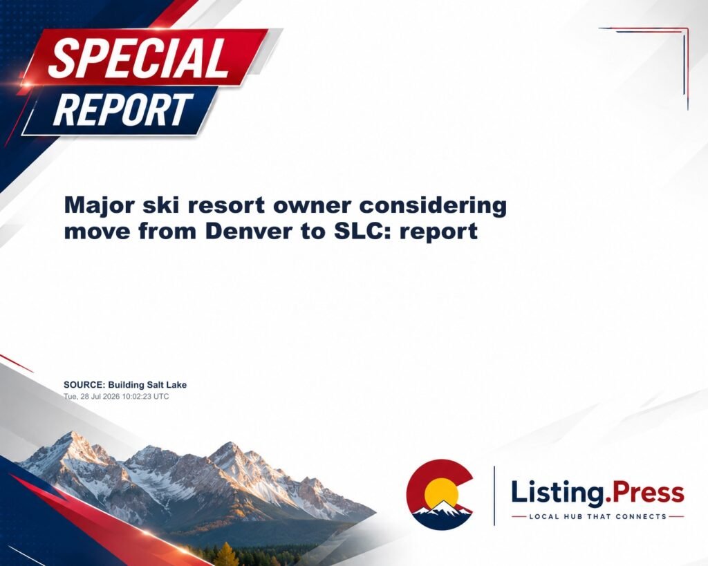 Major ski resort owner considering move from Denver to SLC: report