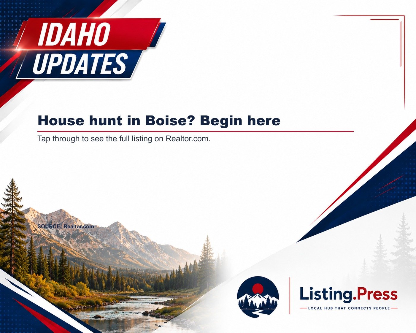 House hunt in Boise? Begin here