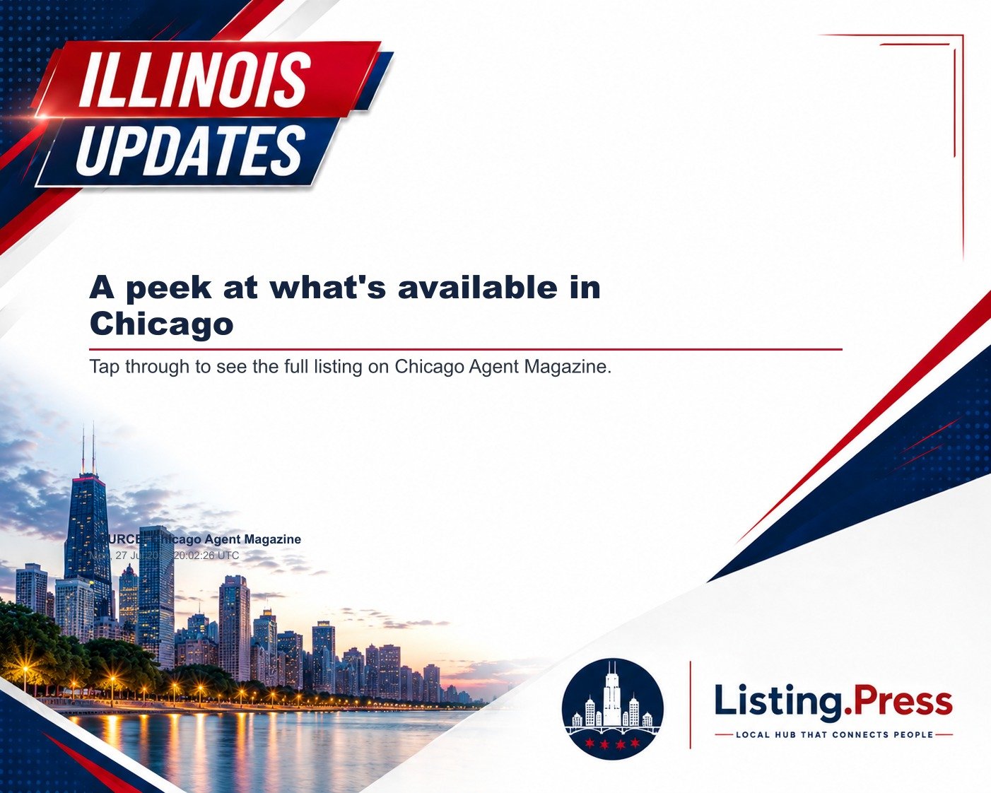 A peek at what's available in Chicago