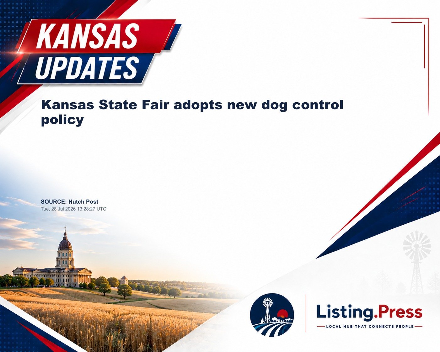 Kansas State Fair adopts new dog control policy