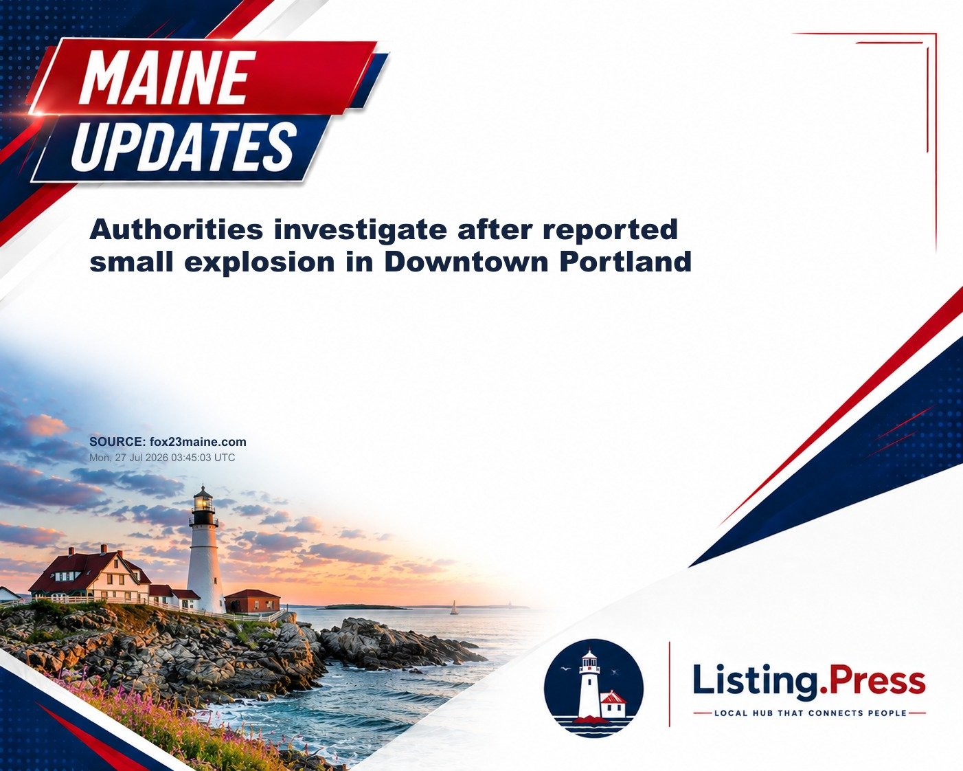 Authorities investigate after reported small explosion in Downtown Portland