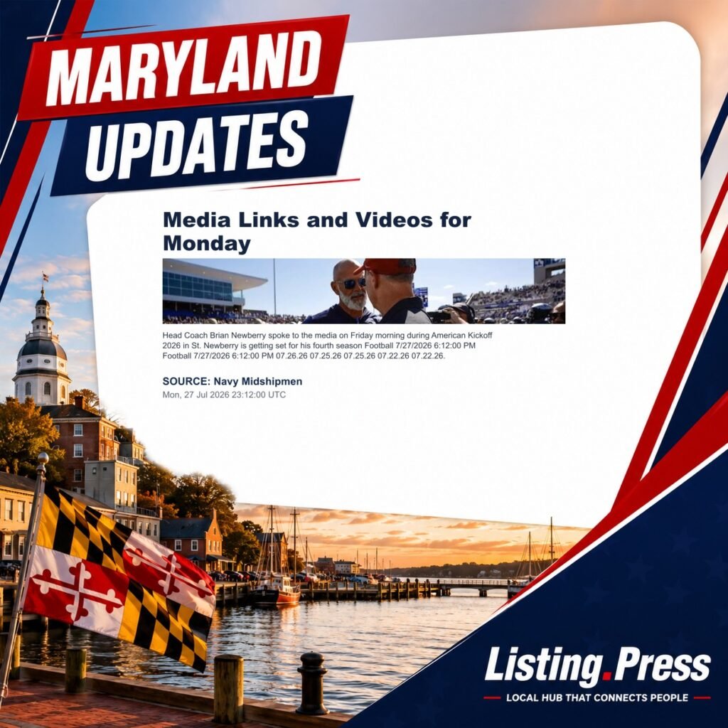 Media Links and Videos for Monday