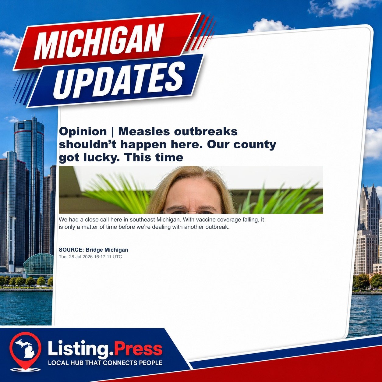 Opinion | Measles outbreaks shouldn’t happen here. Our county got lucky. This time