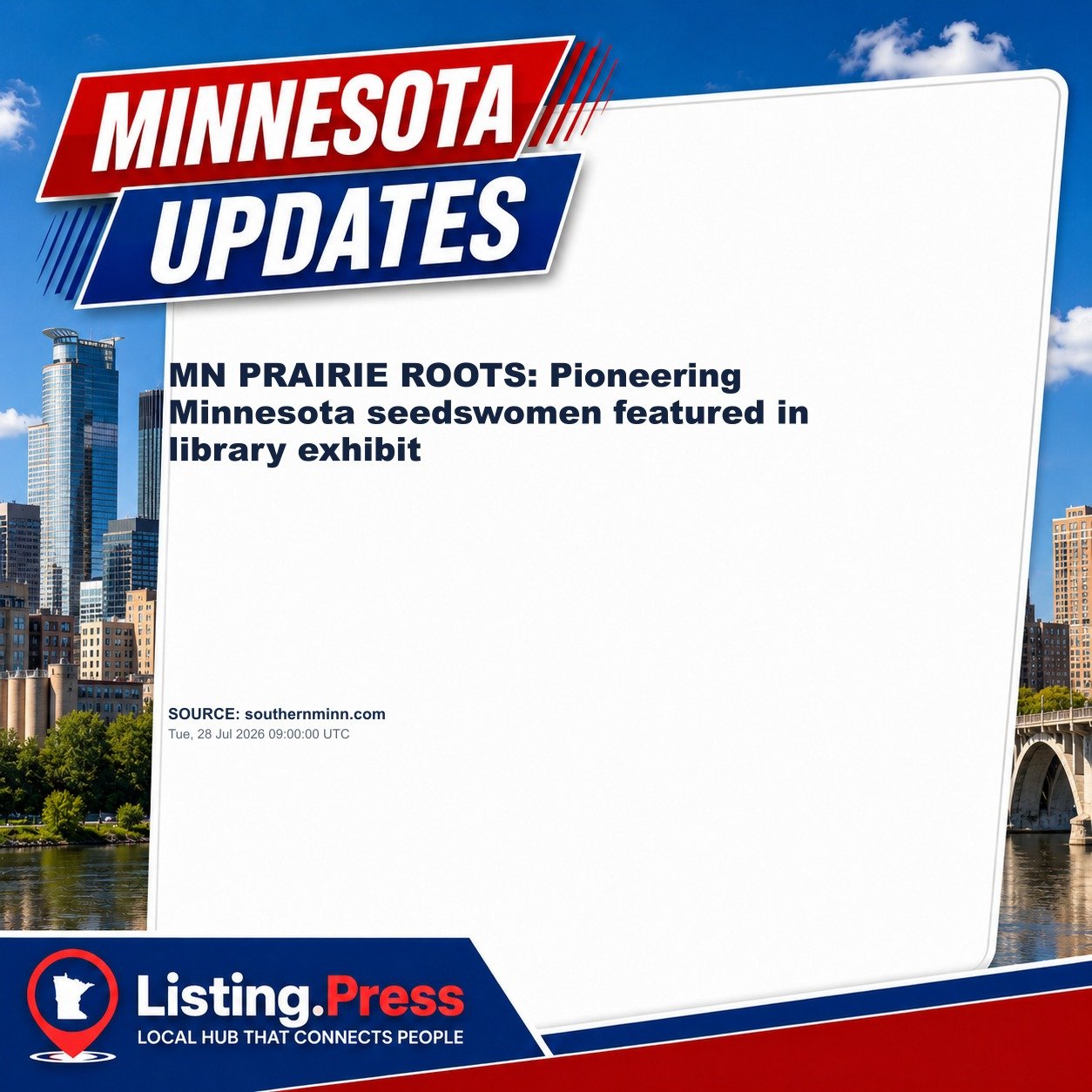 MN PRAIRIE ROOTS: Pioneering Minnesota seedswomen featured in library exhibit