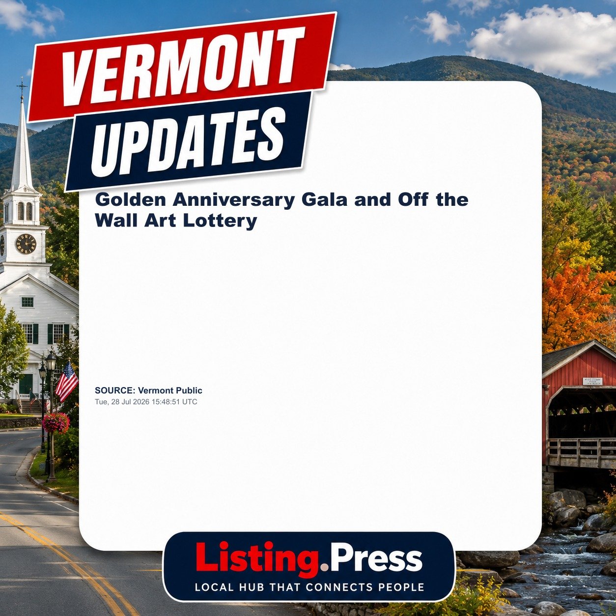Golden Anniversary Gala and Off the Wall Art Lottery