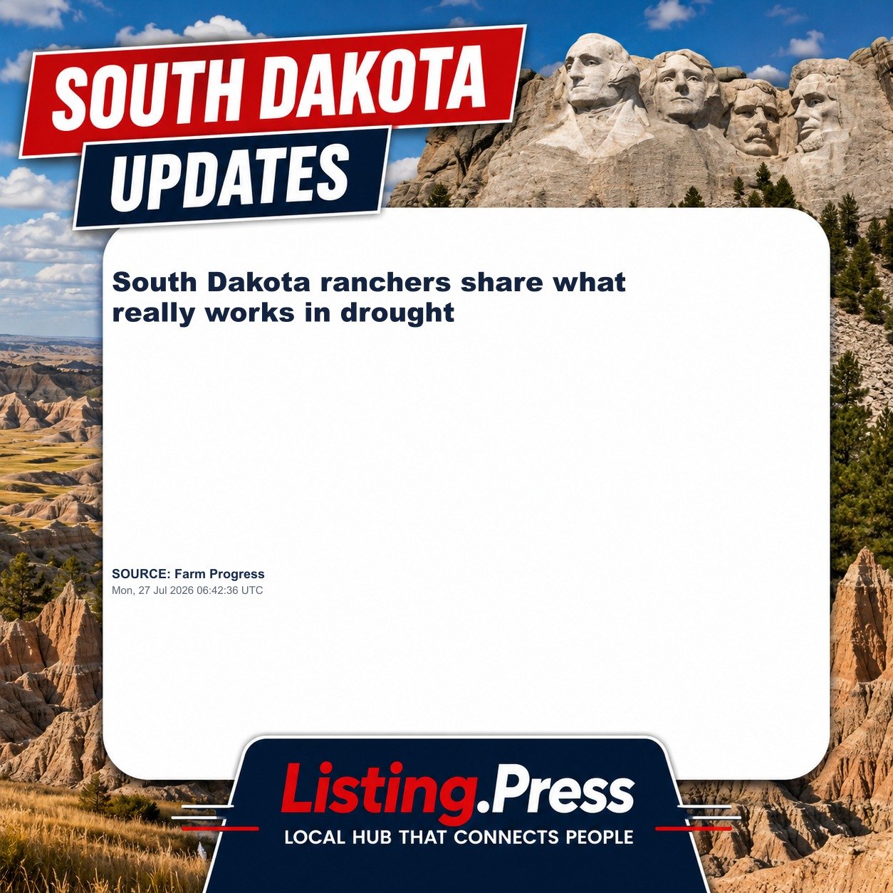 South Dakota ranchers share what really works in drought