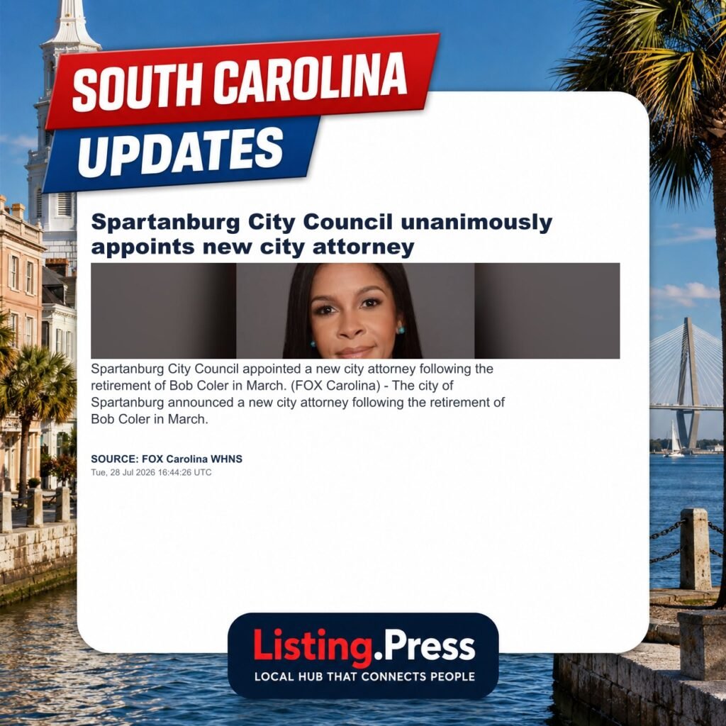Spartanburg City Council unanimously appoints new city attorney