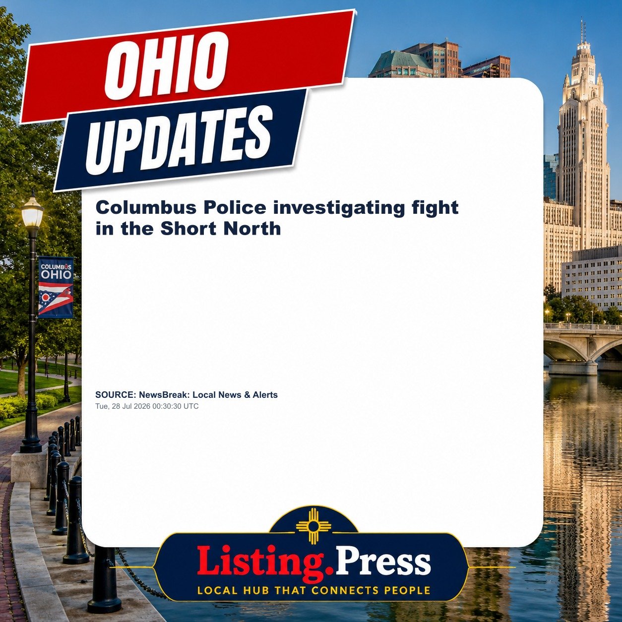 Columbus Police investigating fight in the Short North