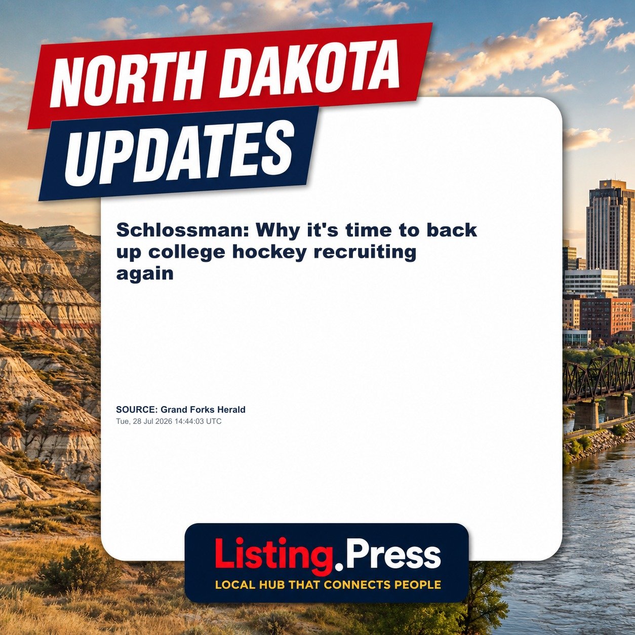 Schlossman: Why it's time to back up college hockey recruiting again