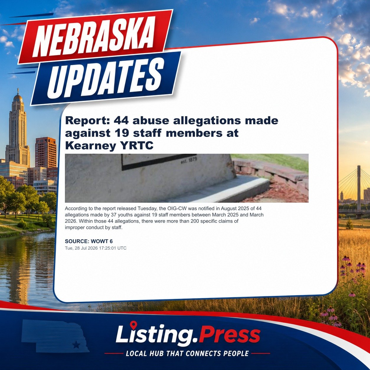 Report: 44 abuse allegations made against 19 staff members at Kearney YRTC