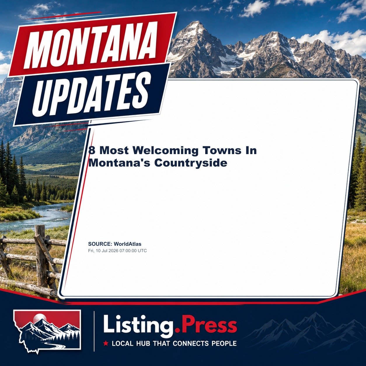 8 Most Welcoming Towns In Montana's Countryside