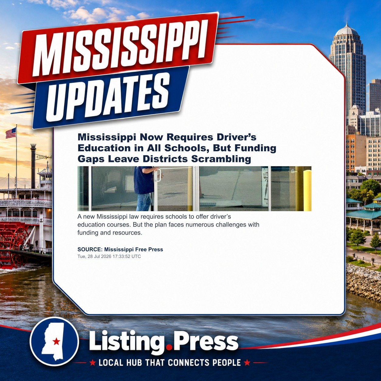 Mississippi Now Requires Driver’s Education in All Schools, But Funding Gaps Leave Districts Scrambling
