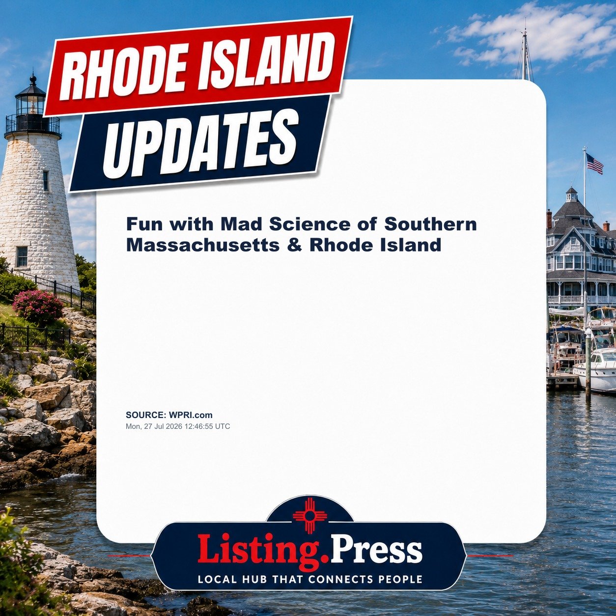 Fun with Mad Science of Southern Massachusetts & Rhode Island