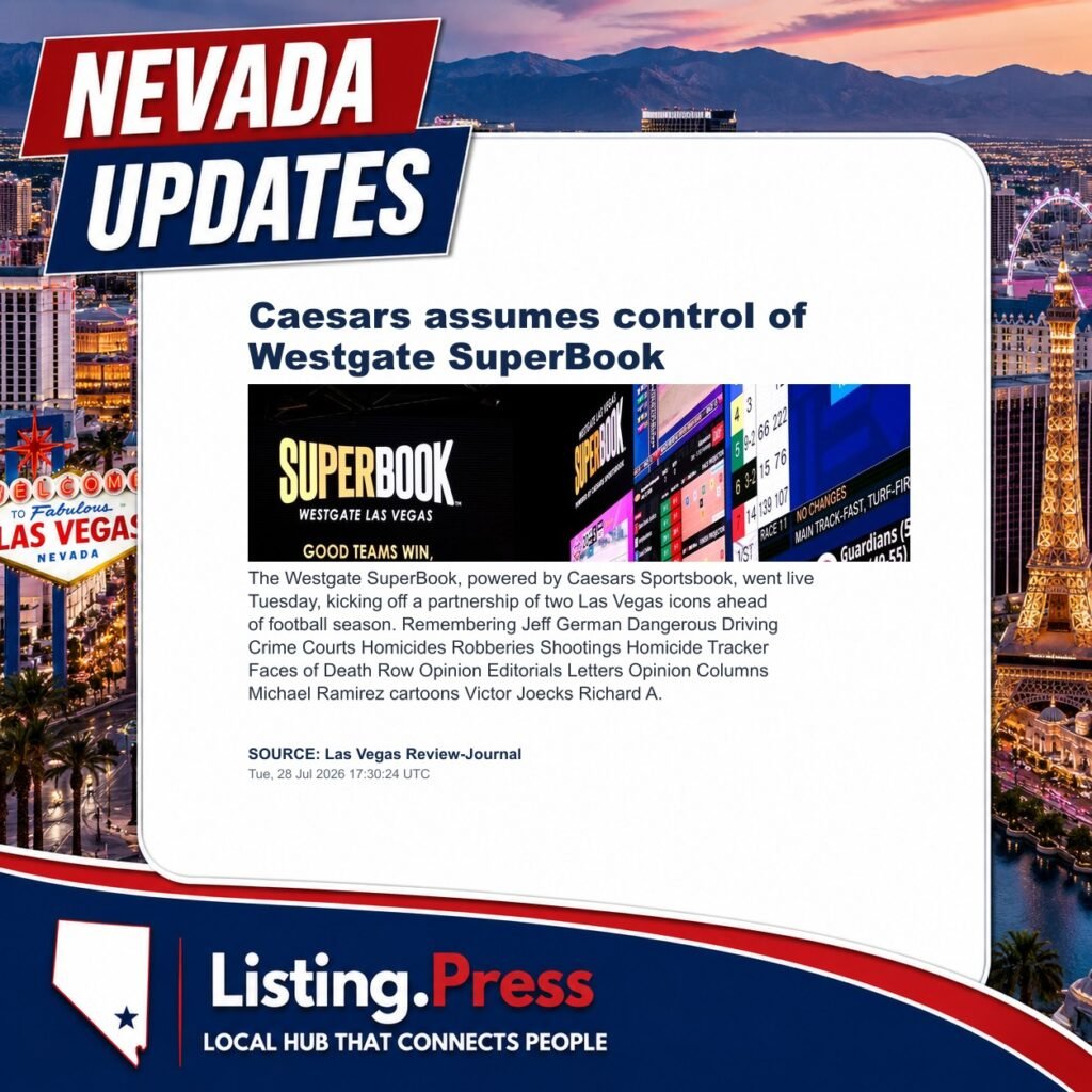 Caesars assumes control of Westgate SuperBook