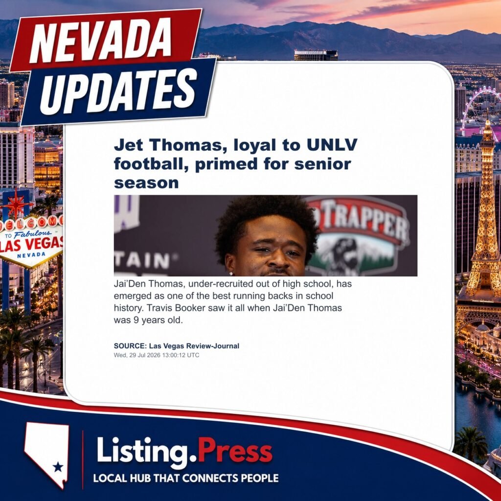 Jet Thomas, loyal to UNLV football, primed for senior season