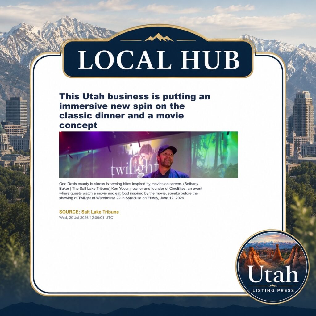 This Utah business is putting an immersive new spin on the classic dinner and a movie concept