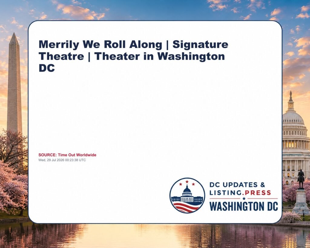 Merrily We Roll Along | Signature Theatre | Theater in Washington DC