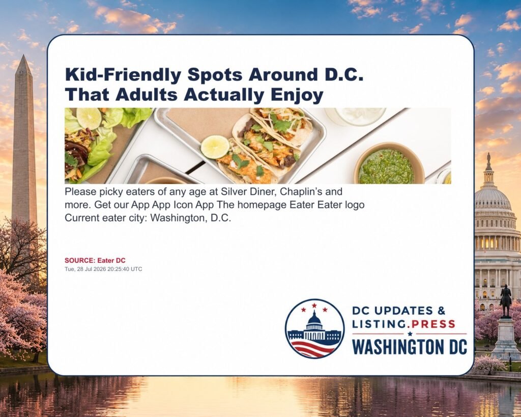 Kid-Friendly Spots Around D.C. That Adults Actually Enjoy