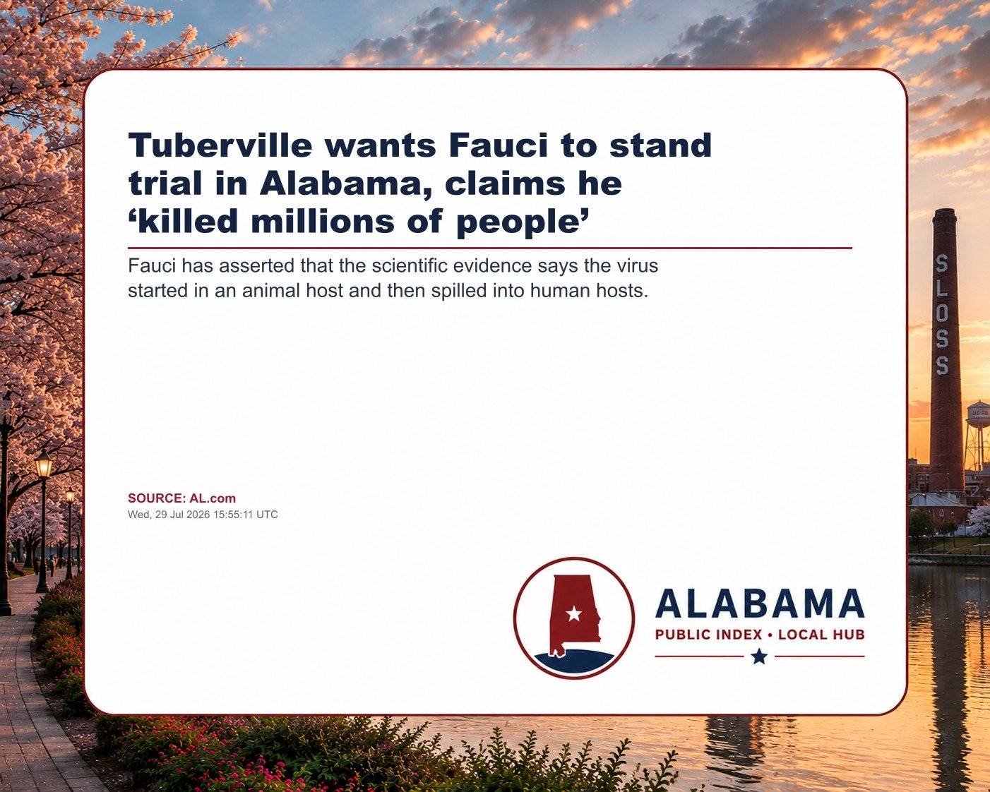 Tuberville wants Fauci to stand trial in Alabama, claims he ‘killed millions of people’