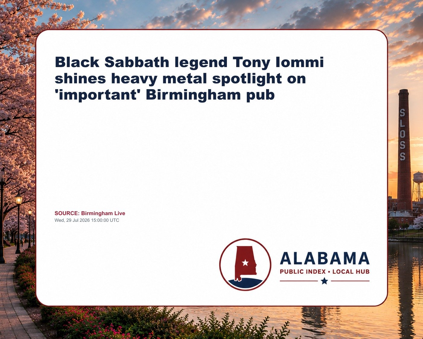 Black Sabbath legend Tony Iommi shines heavy metal spotlight on 'important' Birmingham pub