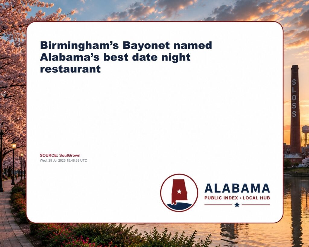 Birmingham’s Bayonet named Alabama’s best date night restaurant