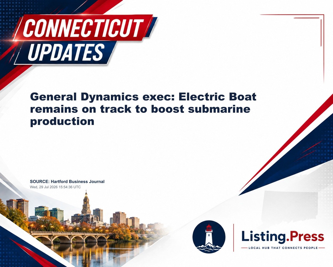 General Dynamics exec: Electric Boat remains on track to boost submarine production