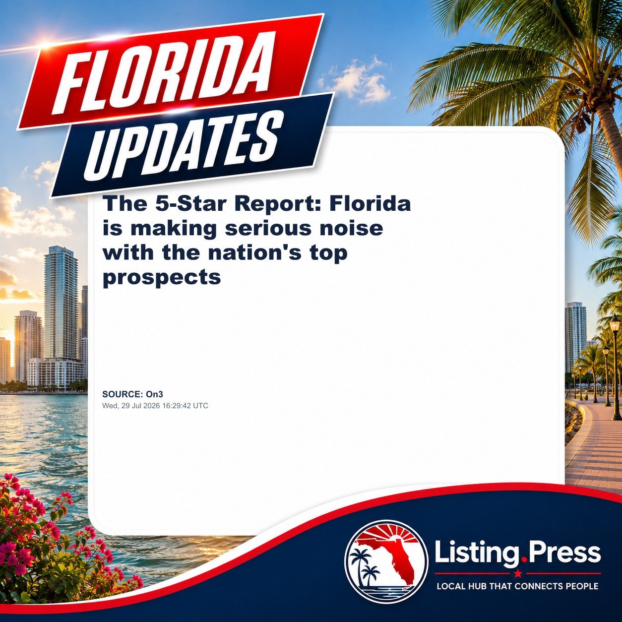 The 5-Star Report: Florida is making serious noise with the nation's top prospects