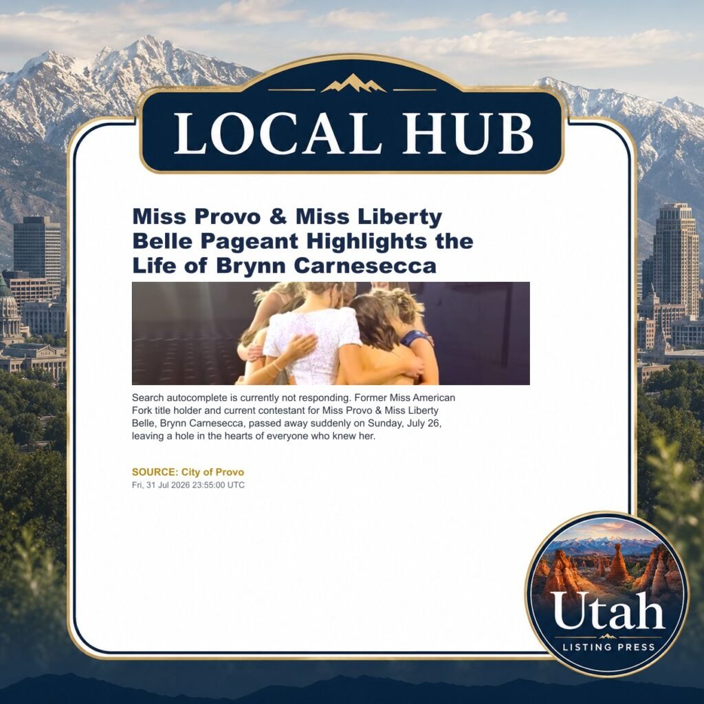 Miss Provo & Miss Liberty Belle Pageant Highlights the Life of Brynn Carnesecca