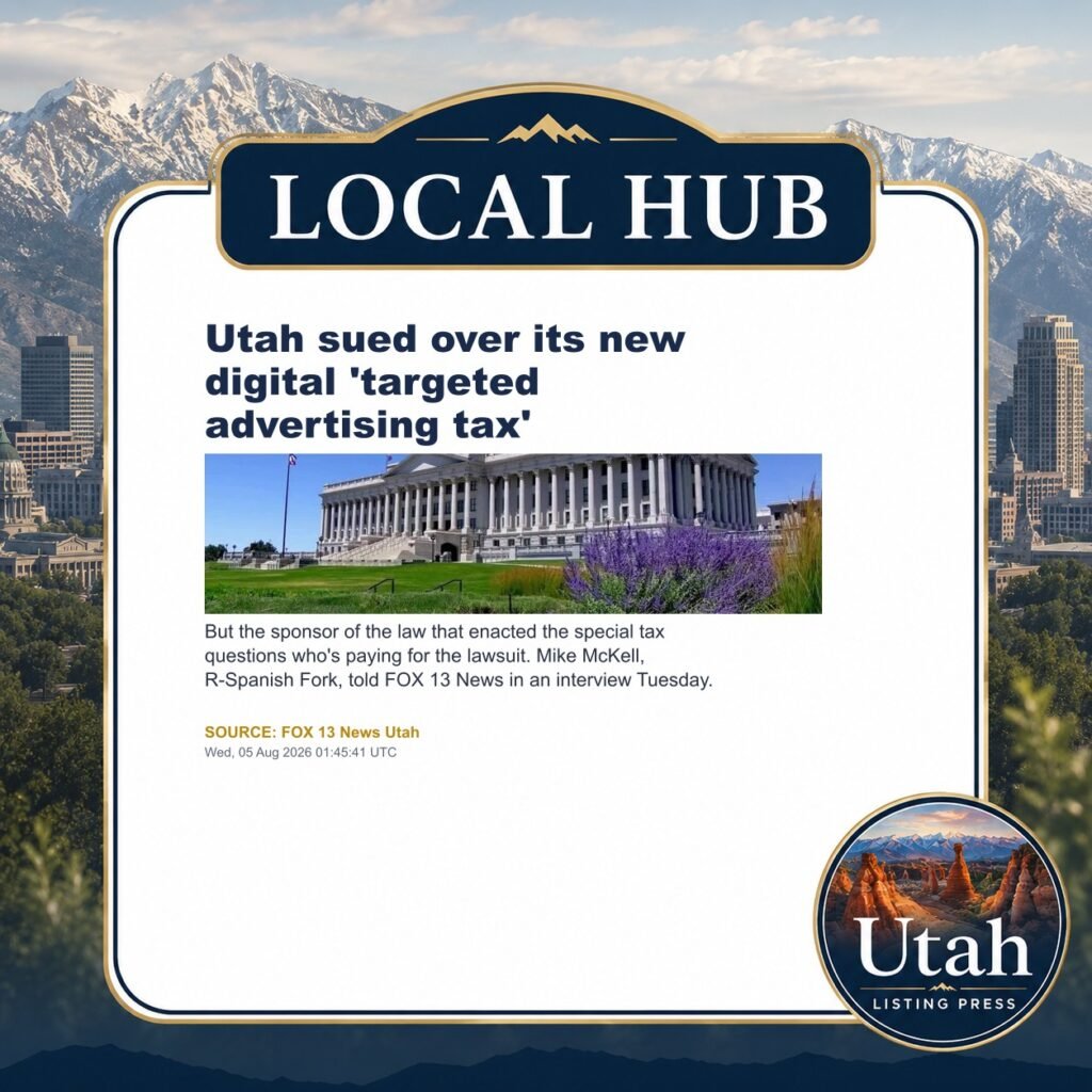 Utah sued over its new digital ‘targeted advertising tax’