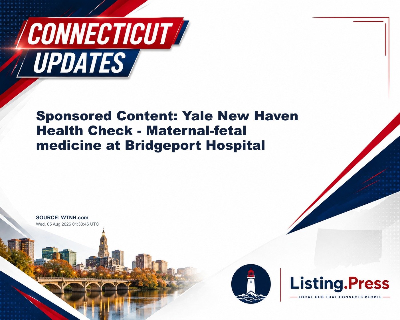 Sponsored Content: Yale New Haven Health Check - Maternal-fetal medicine at Bridgeport Hospital