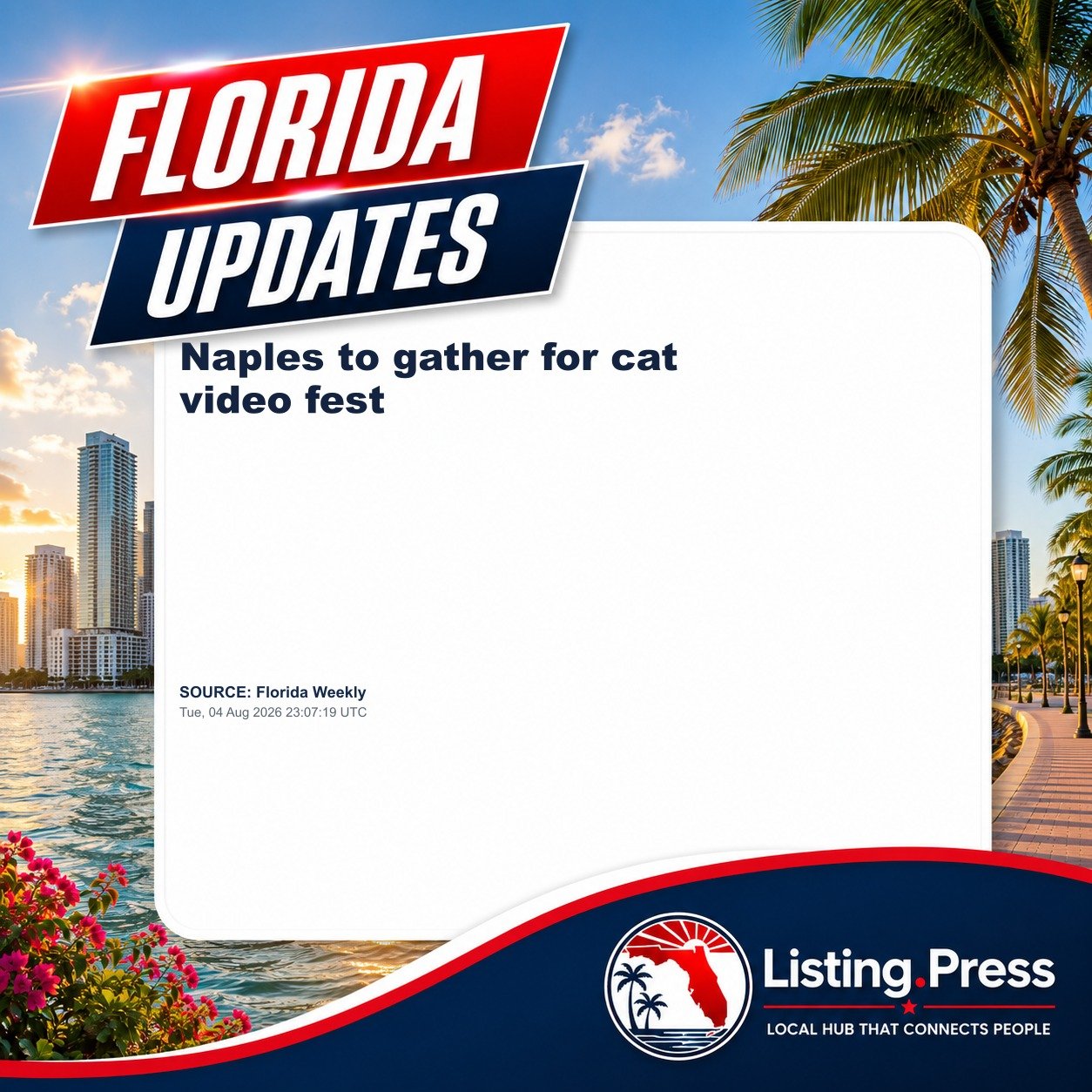 Naples to gather for cat video fest