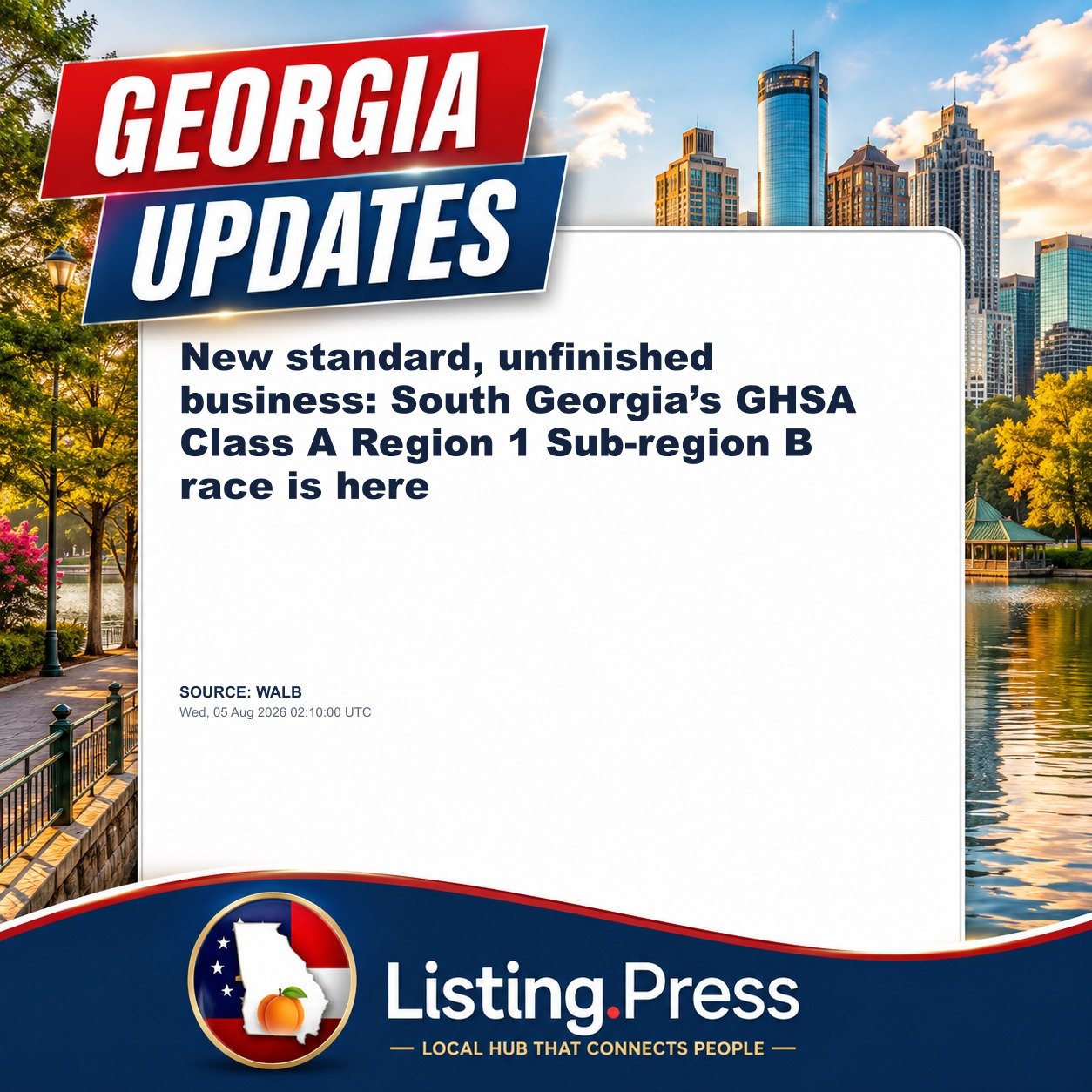 New standard, unfinished business: South Georgia’s GHSA Class A Region 1 Sub-region B race is here