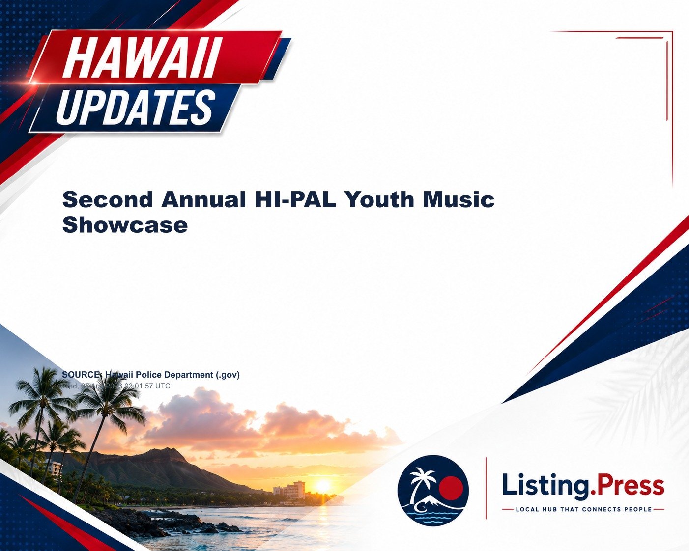 Second Annual HI-PAL Youth Music Showcase