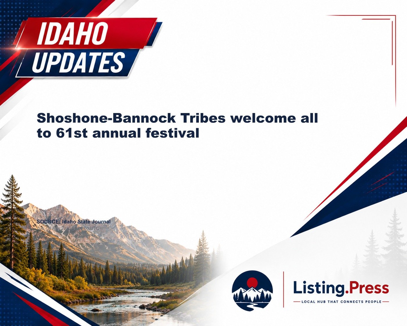 Shoshone-Bannock Tribes welcome all to 61st annual festival