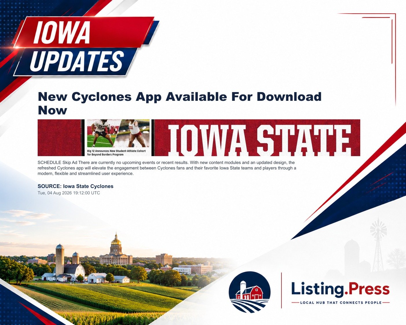 New Cyclones App Available For Download Now