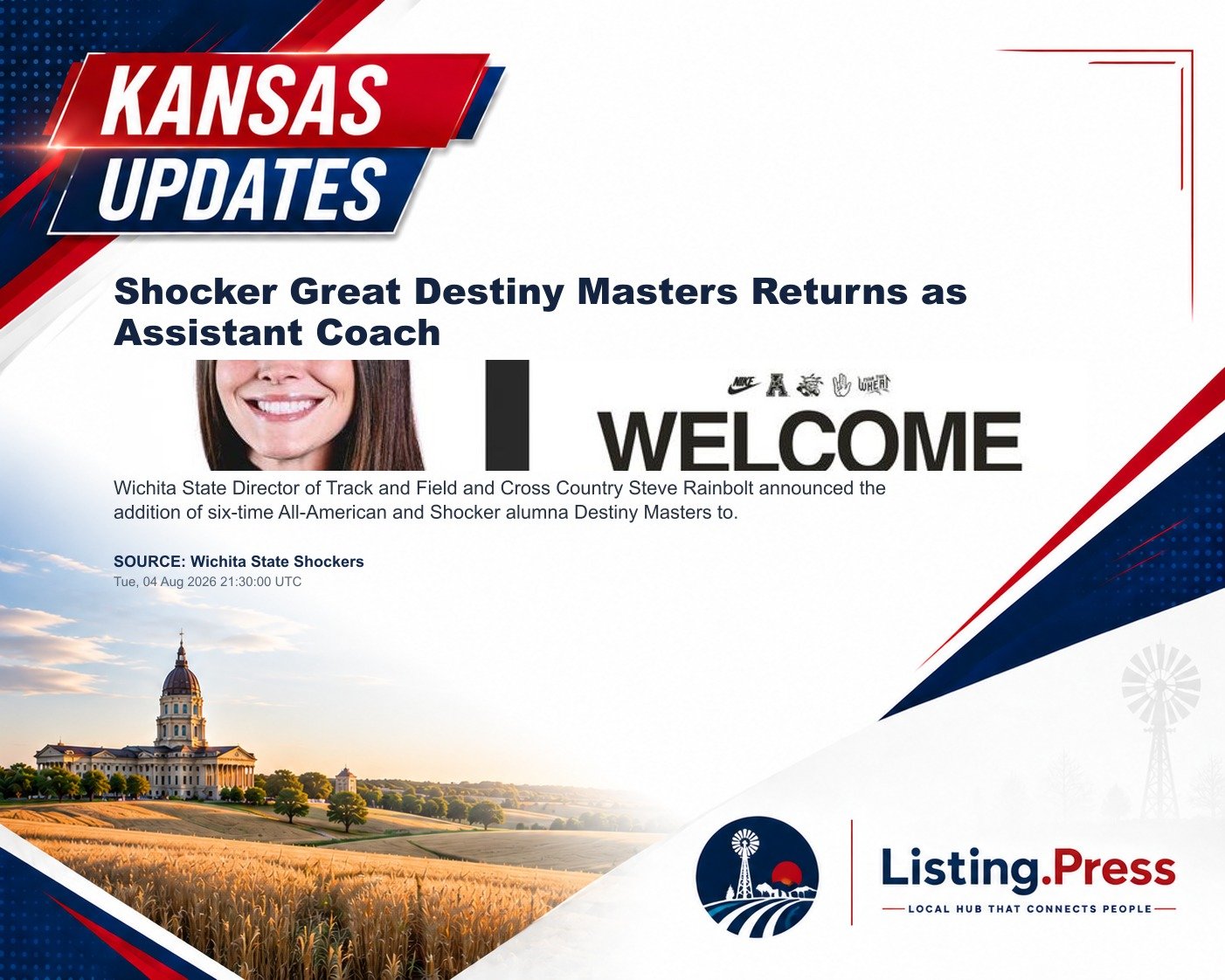 Shocker Great Destiny Masters Returns as Assistant Coach