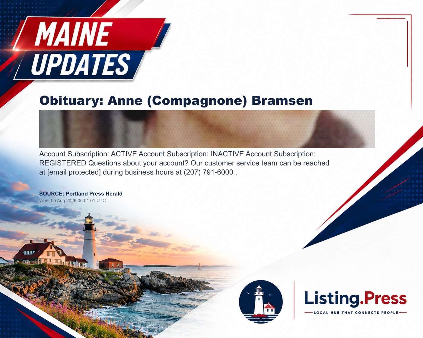 Obituary: Anne (Compagnone) Bramsen