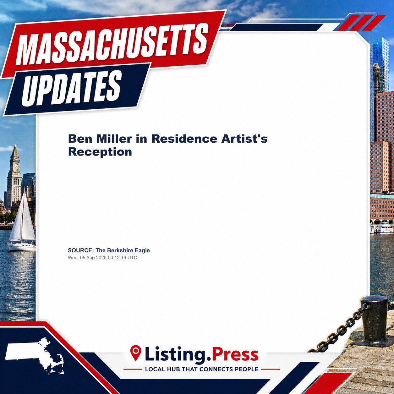 Ben Miller in Residence Artist's Reception