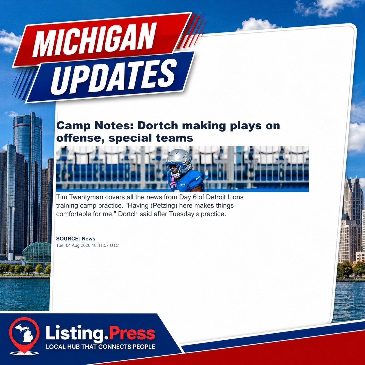 Camp Notes: Dortch making plays on offense, special teams