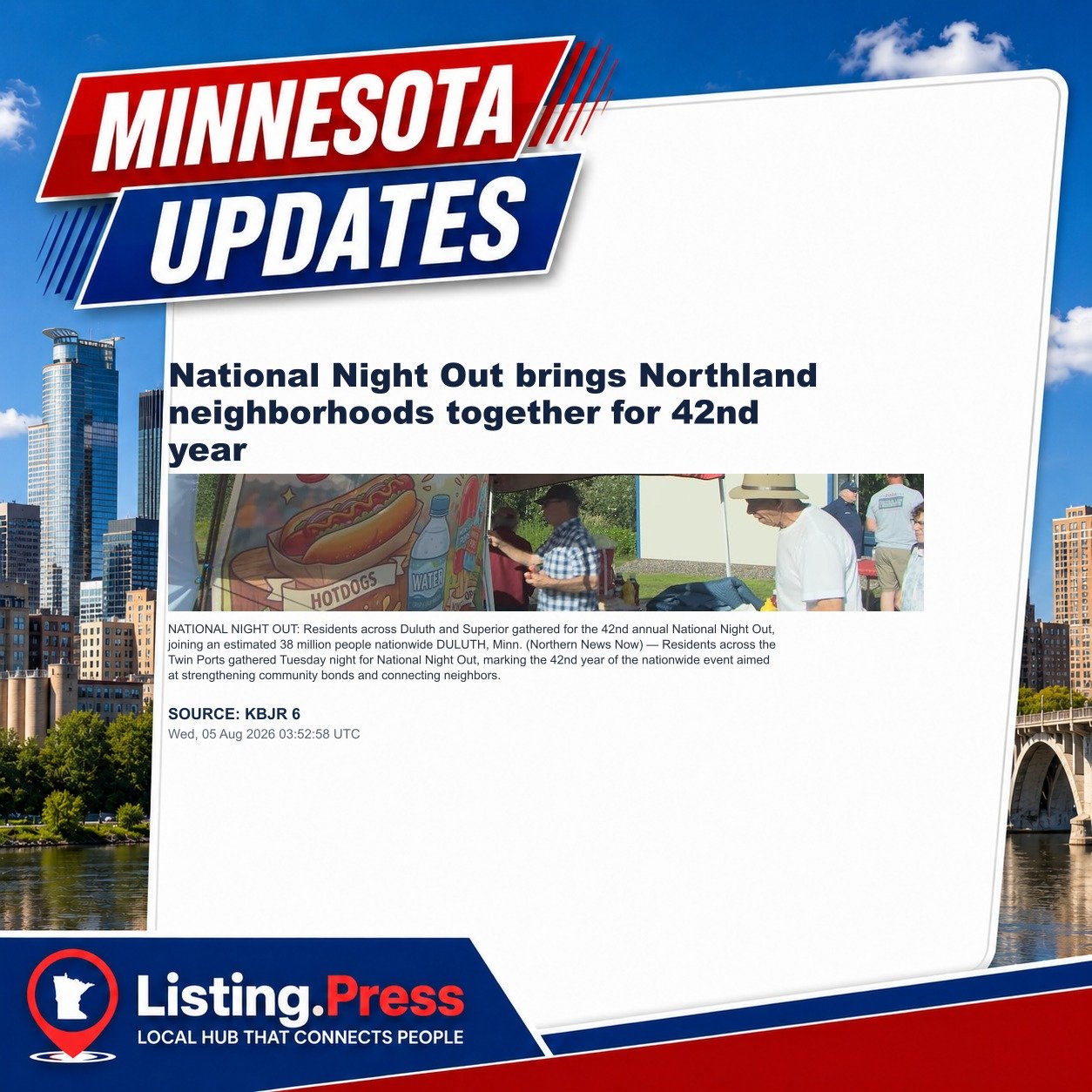 National Night Out brings Northland neighborhoods together for 42nd year