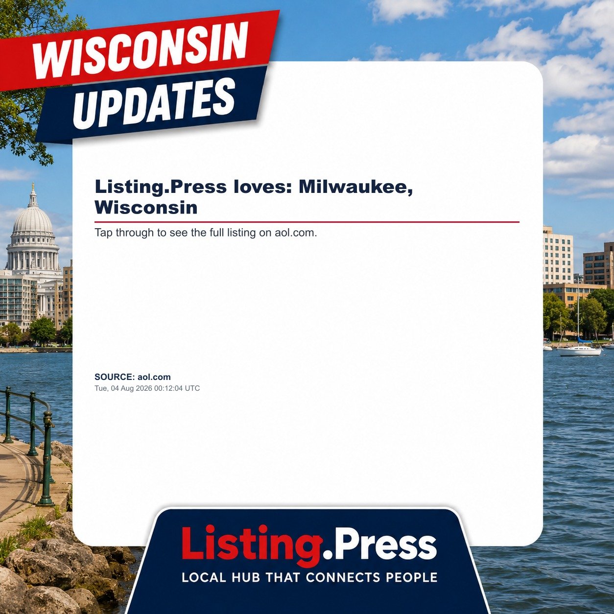 Listing.Press loves: Milwaukee, Wisconsin