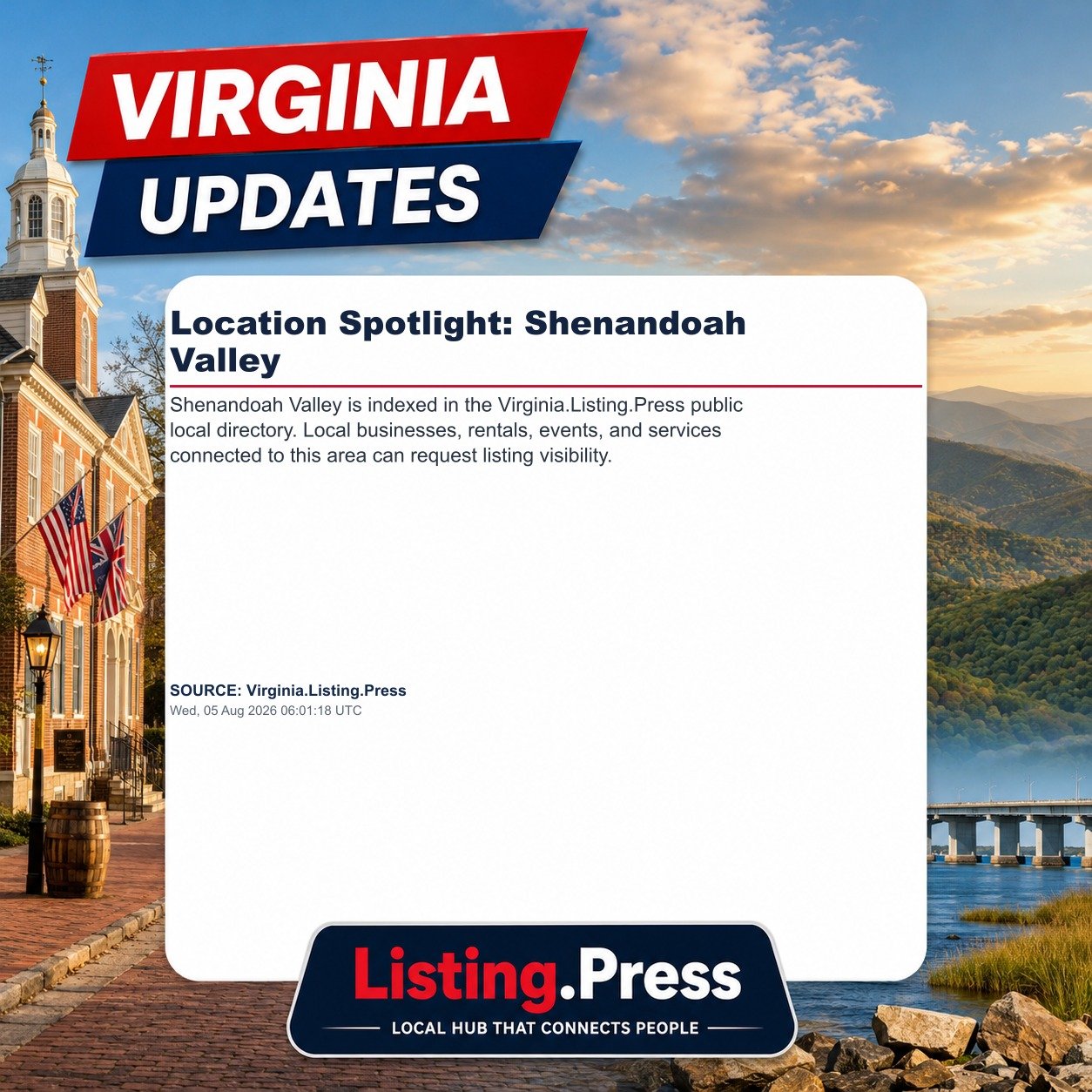 Location Spotlight: Shenandoah Valley
